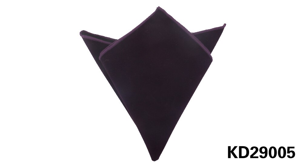 Solid Pocket Square For Men Red Black Hanky Mens Handkerchiefs Casual Suits Square Handkerchief Towels For Party Scarves: KD29005