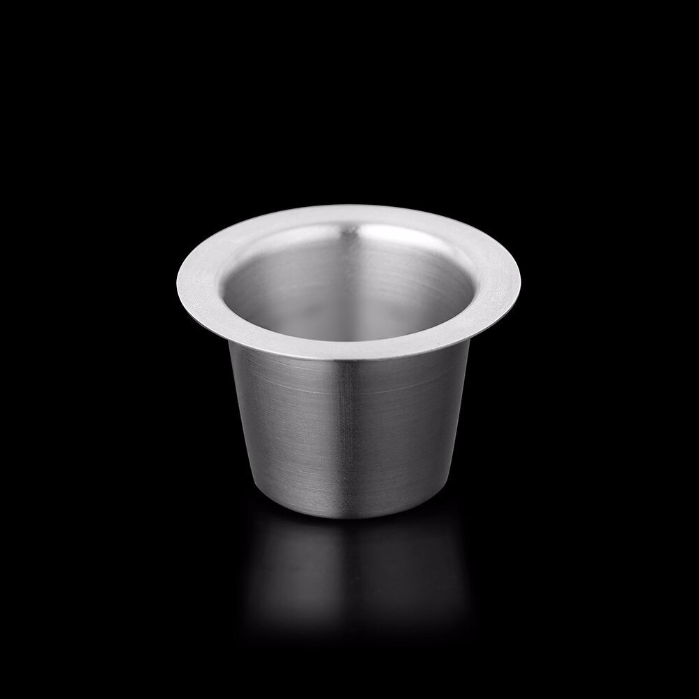 10 stk nespresso kaffepuder rustfrit stål genopfyldelige kapsler nesspreso genanvendelige kaffefilterkop gør-det-selv-kaffemaskineværktøj