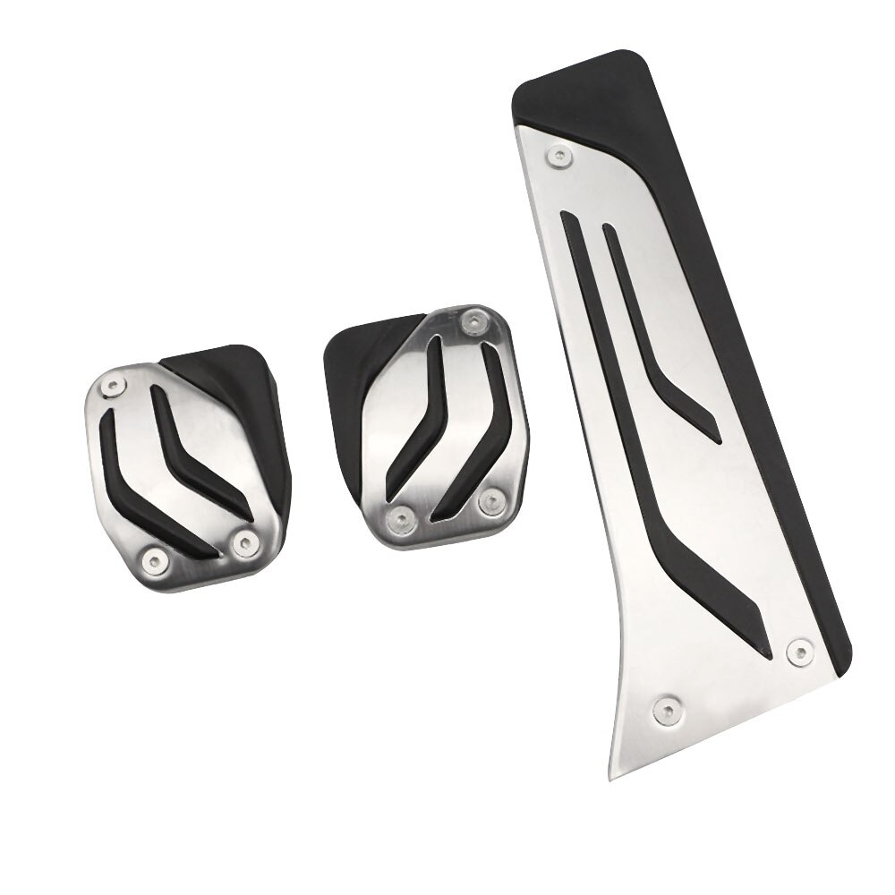 Set Pedali Auto In Acciaio E Gomma Per BMW Serie 3/4 M3/M4 E87 E90 F20 F21 F30 F32 F36 F80 F82 – Antiscivolo, Facili Da Montare, Accessori Per Freno E Acceleratore