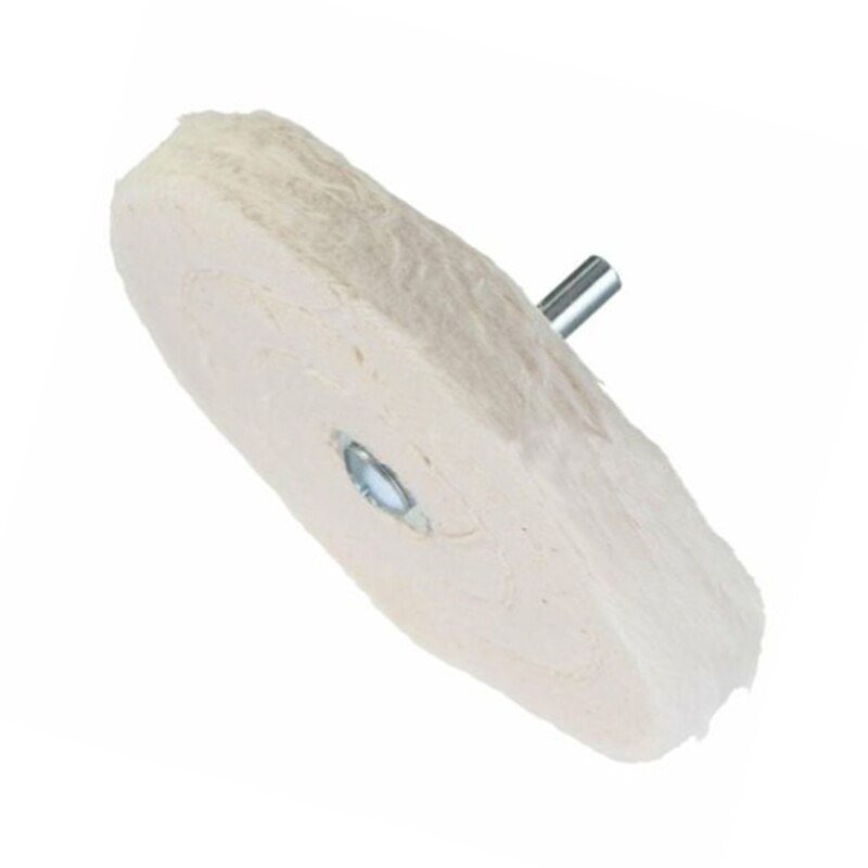 1 Piece 4 Inches 100mm Cotton Polishing Wheel Cloth Buffing Buffer Mirror Polish White Round Wheels Abrasive Tools