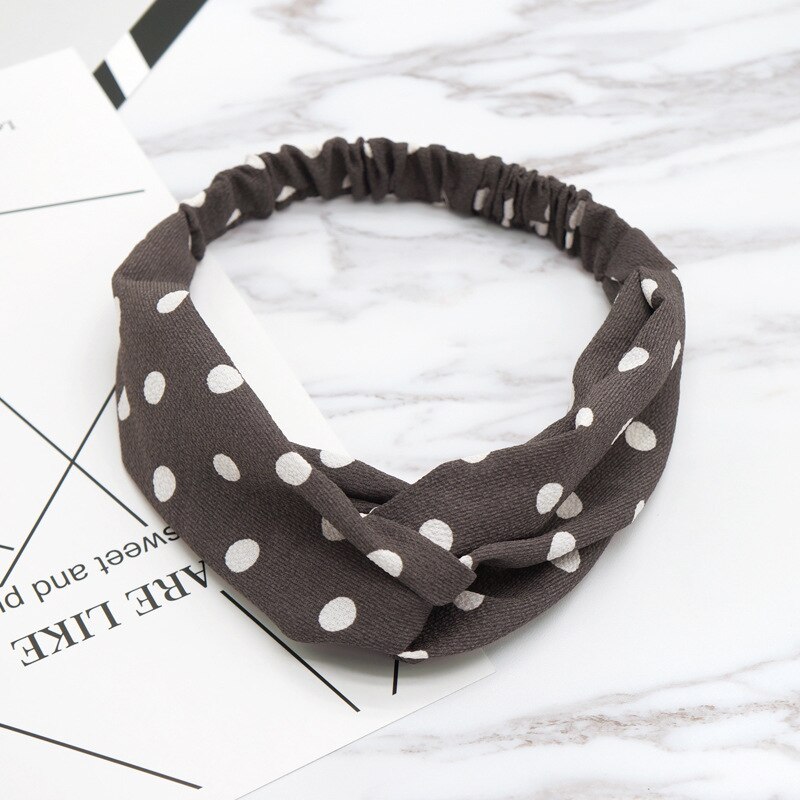 Blomst hårtilbehør dame pannebånd mor boho mamma turban hårbånd hodebånd for kvinner søte tilbehør jenter: 20