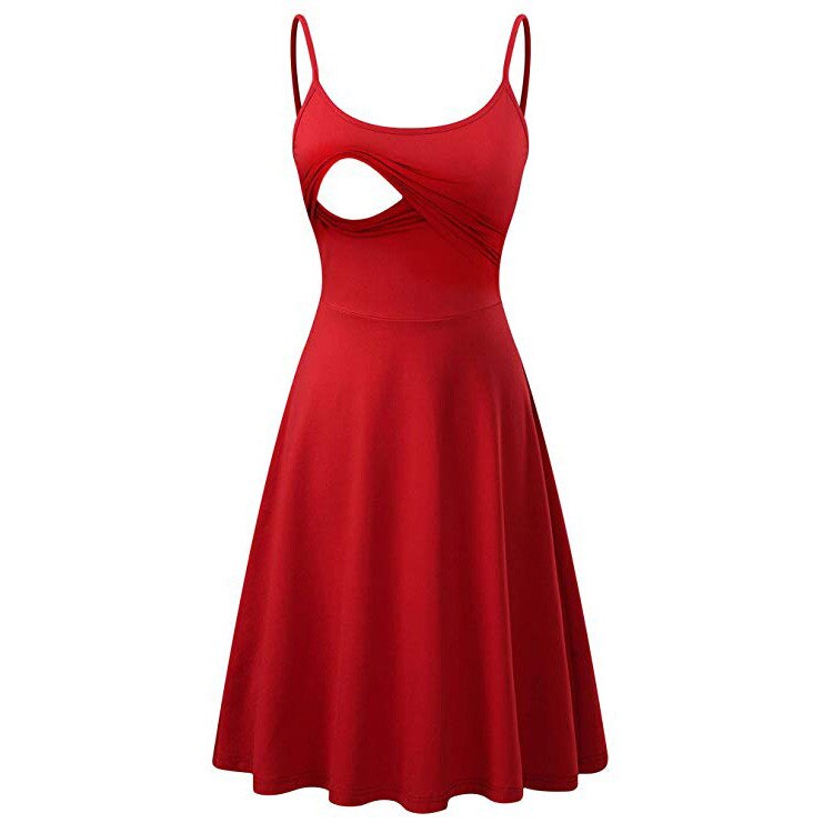 Vestido de maternidad para mujeres embarazadas, Túnica de Color sólido, ropa de maternidad para amamantar, n. ° 04