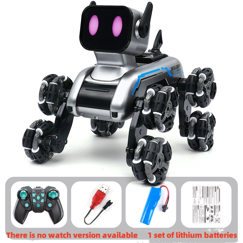 Kinder 8-Rad RC Auto Spielzeug Junge Intelligente Maschine Hund Fernbedienung Auto 8-Rad Stunt Fernbedienung Geburtstag Spielzeug: green