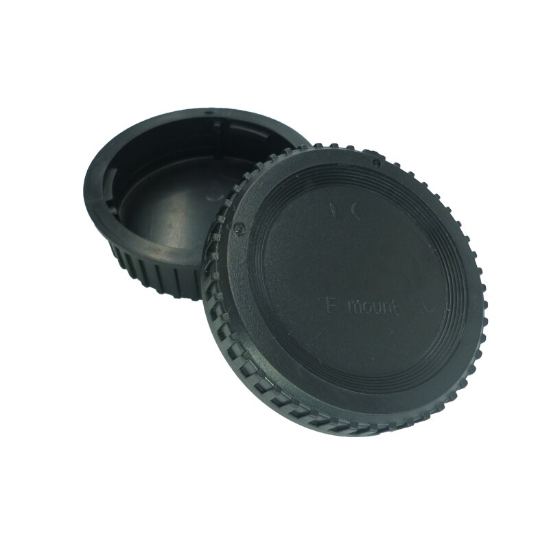 Tapa de cuerpo de cámara + tapa de lente trasera para cámara Nikon f-mount SLR/DSLR, 50 par/lote