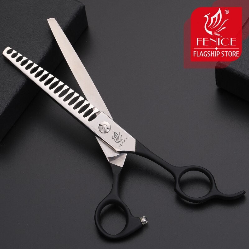 Fenice 6.75 inch Dog Thinning Scissors Pets Haircut Shears Thinning Rate 75% Japan 440C Stainless Steel