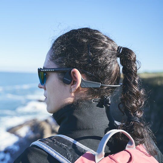 Oryginalny Padmate S30 z przewodnictwem kostnym otwarty-ucho sportowe słuchawki douszne IPX5 wodoodporny, długi czas pracy na baterii Bluetooth 5.0 słuchawki lekkie