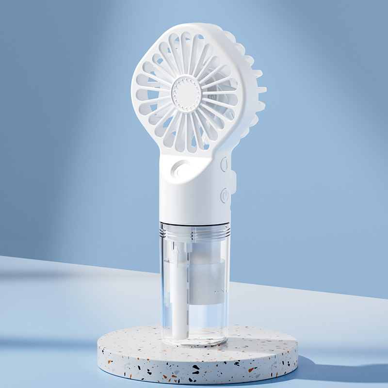 Hands prüh ventilator, Mini-Klimaanlage USB wiederauf ladbare tragbare Luftbe feuchter Nebel kühler Kühl spray Luftbe feuchter Lüfter für Büro: Burgunderrot