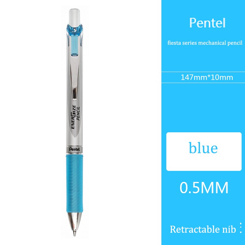 Japanese Pentel mechanical pencil PL75 rubber pen holder, used for writing hand-painted comics and sketches in the office. Mecha: blue
