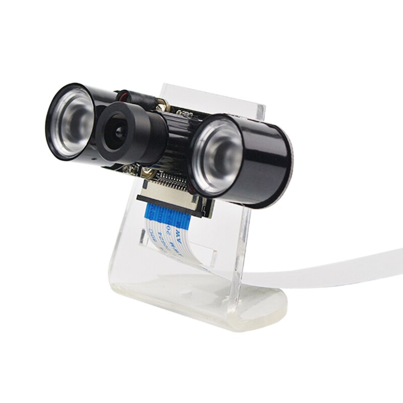 5MP Camera Module Voor Raspberry Pi 4B/3B +/3B/2B Infrarood Nachtzicht 1080P Camera met Houder