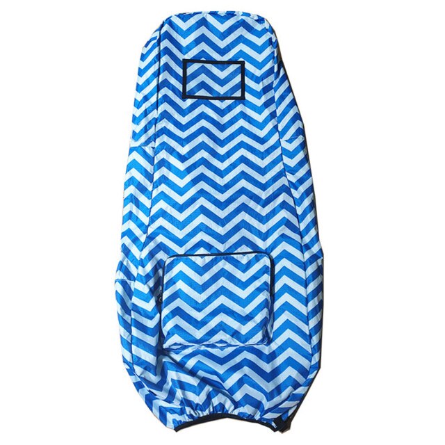 For Big Bag Golf Bag Protect Clubs & Bag Storage bag Foldable 115*35*19cm: Blue and white
