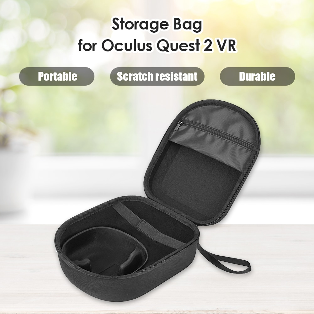 Eva Harde Draagtas Voor Oculus Quest 2 Vr Headset Controller Storage Case Travel Draagbare Beschermende Draagtas