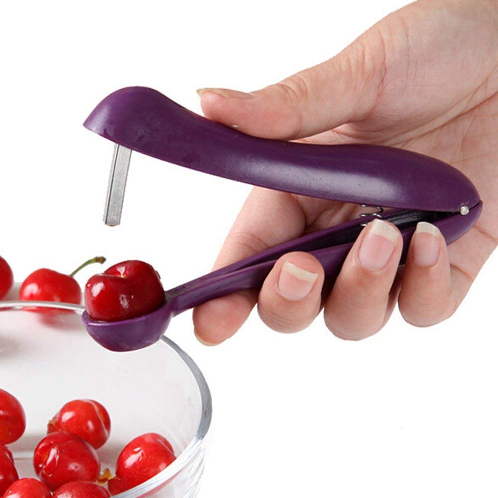 Manual Plastic Cherries Pitter Tool Fruits Tools Remove Cherry Core Seed Corer Remover Enucleate Kitchen Gadgets Accessories