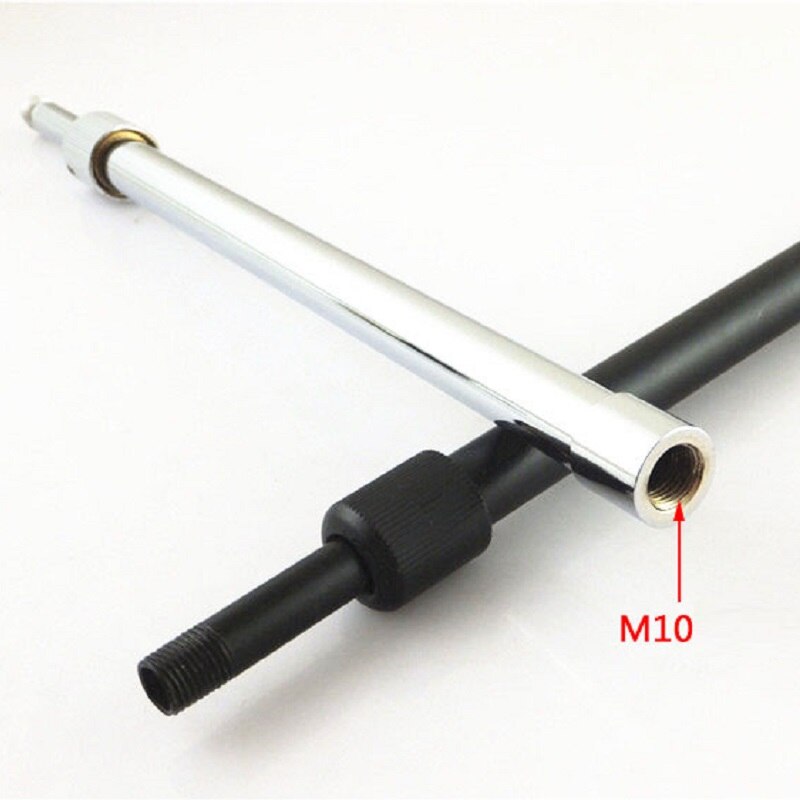 2 pièces/lot, M10 vis femelle + vis mâle Tube métallique rétractable, accessoires d'éclairage raccords de lampe bricolage