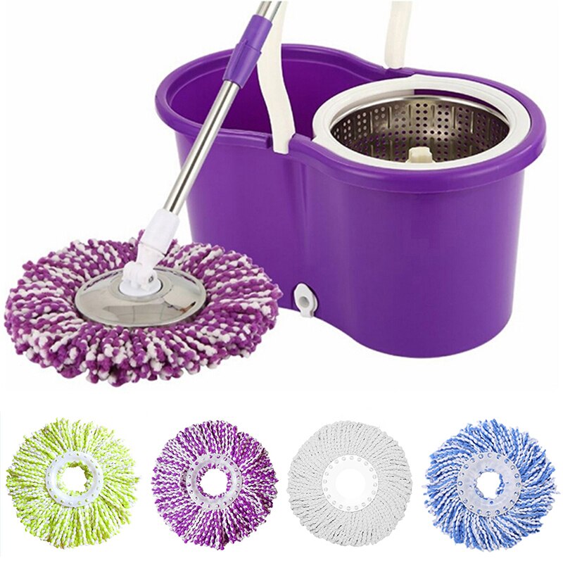1 Pièces 360 Tête rotative de Sol Facile À Nettoyer Seau Têtes Vadrouille Flexible Micro Fibers Filature Fibers Accessoires De Nettoyage