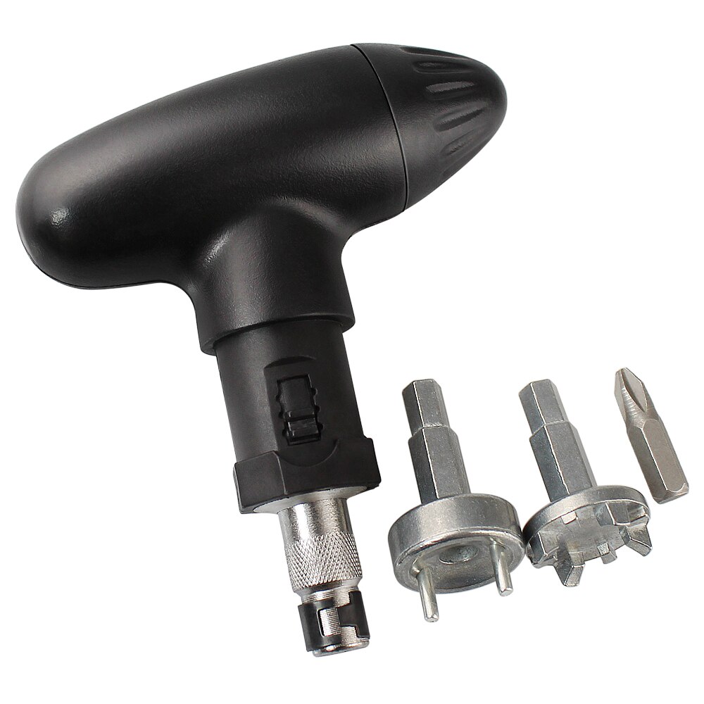 Golf Spike Wrench Tool Ratchet Handle Golf Remover Ripper Steel Ratcheting black for golf Shoes golf club Practical Club