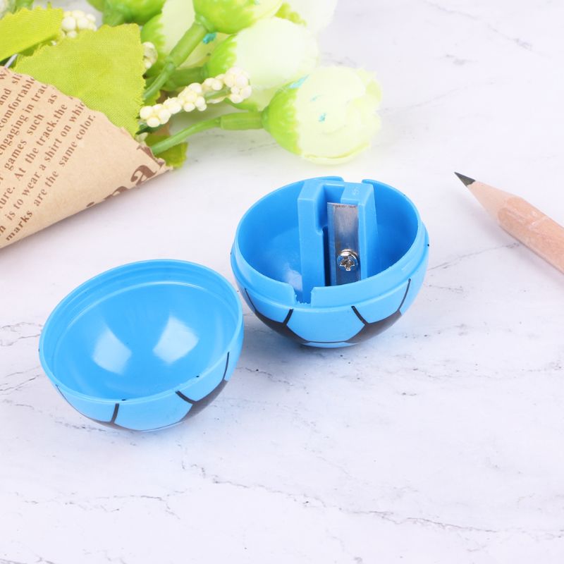 Soccer Ball Pencil Sharpener Football Shape School Supplies Stationary