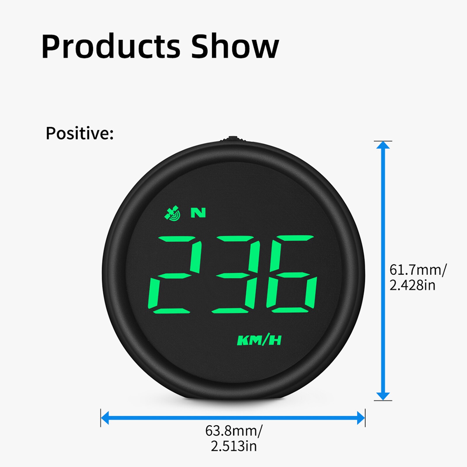 GPS Tacho Intelligente Digitale Display Gauge Auto Motorrad Universal Mit Alarm Funktion Automatische Empfindlichkeit Modus