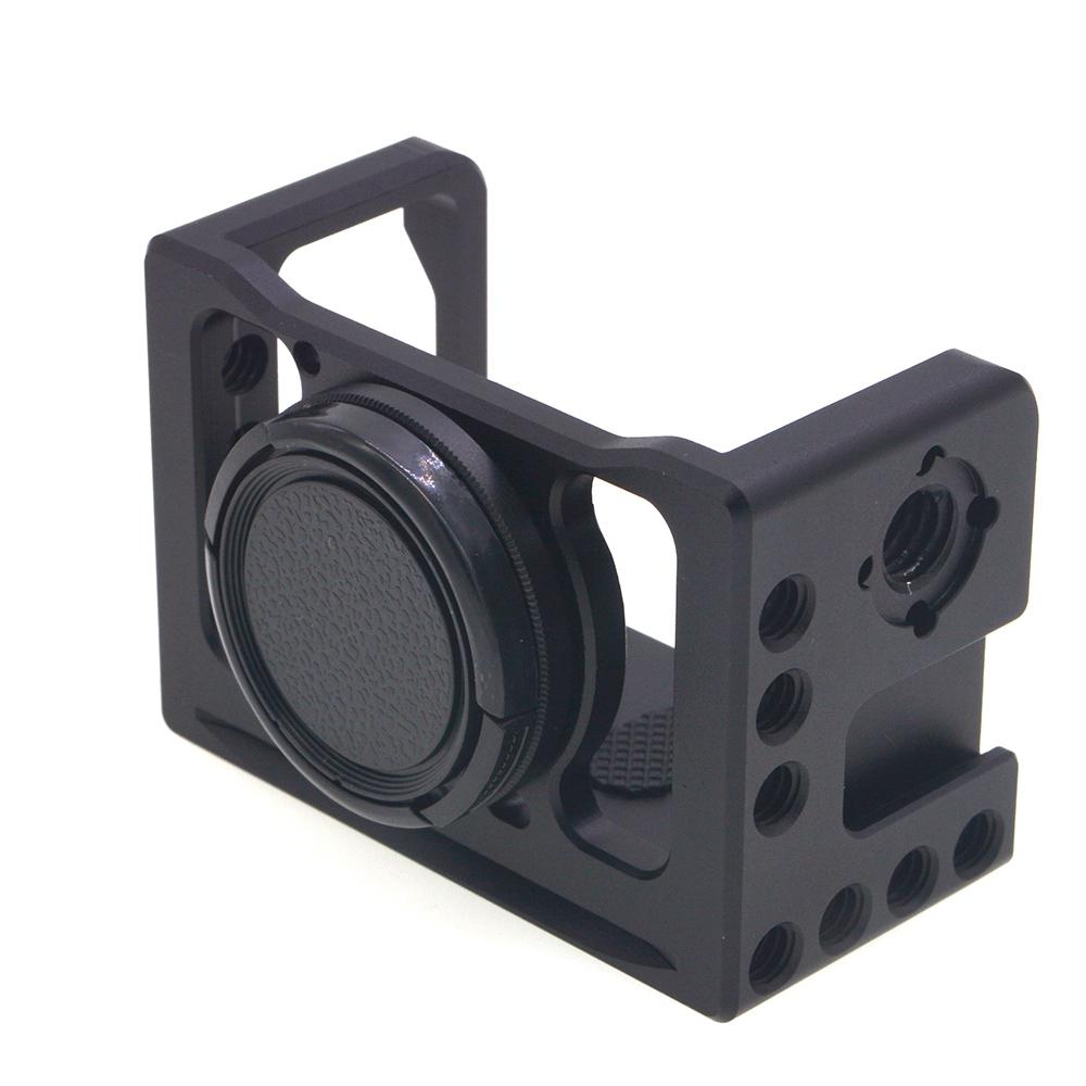 Soporte de Metal protector para cámara Sony RX0 II RX0-2, soporte Vlogging con zapata fría, adaptador de filtro de lente de 37mm, 1/4 &#39;&#39;, 3/8&#39;&#39;, r25