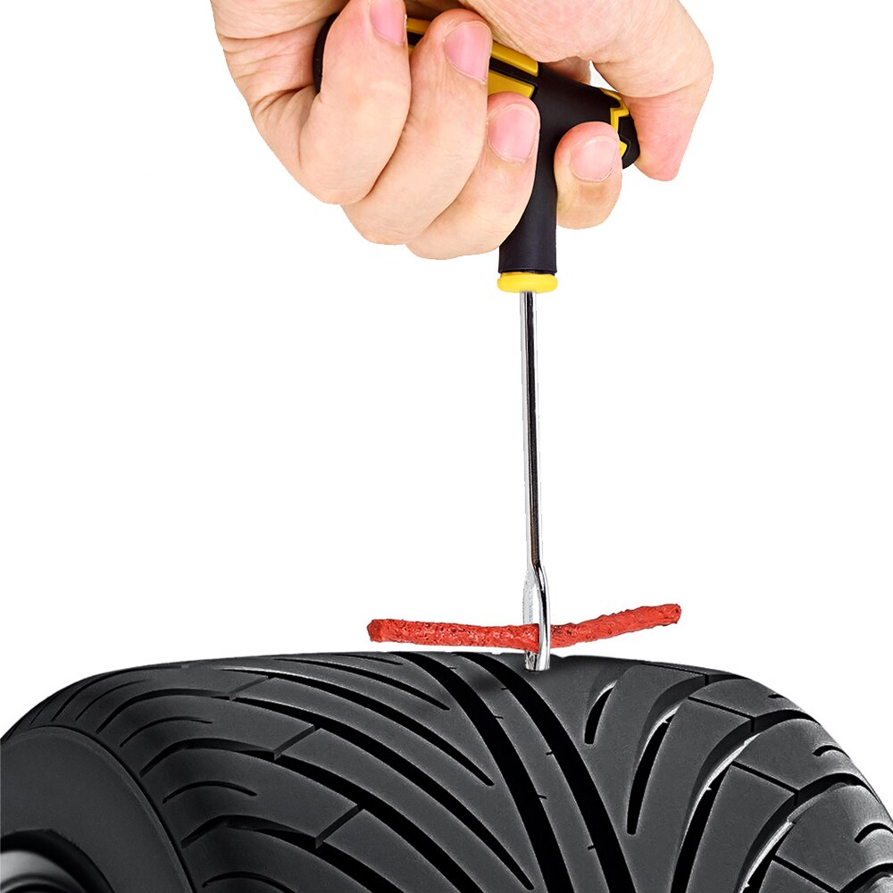 Universal set for repairing tubeless tires, tire repair tools, tool set (8 items)