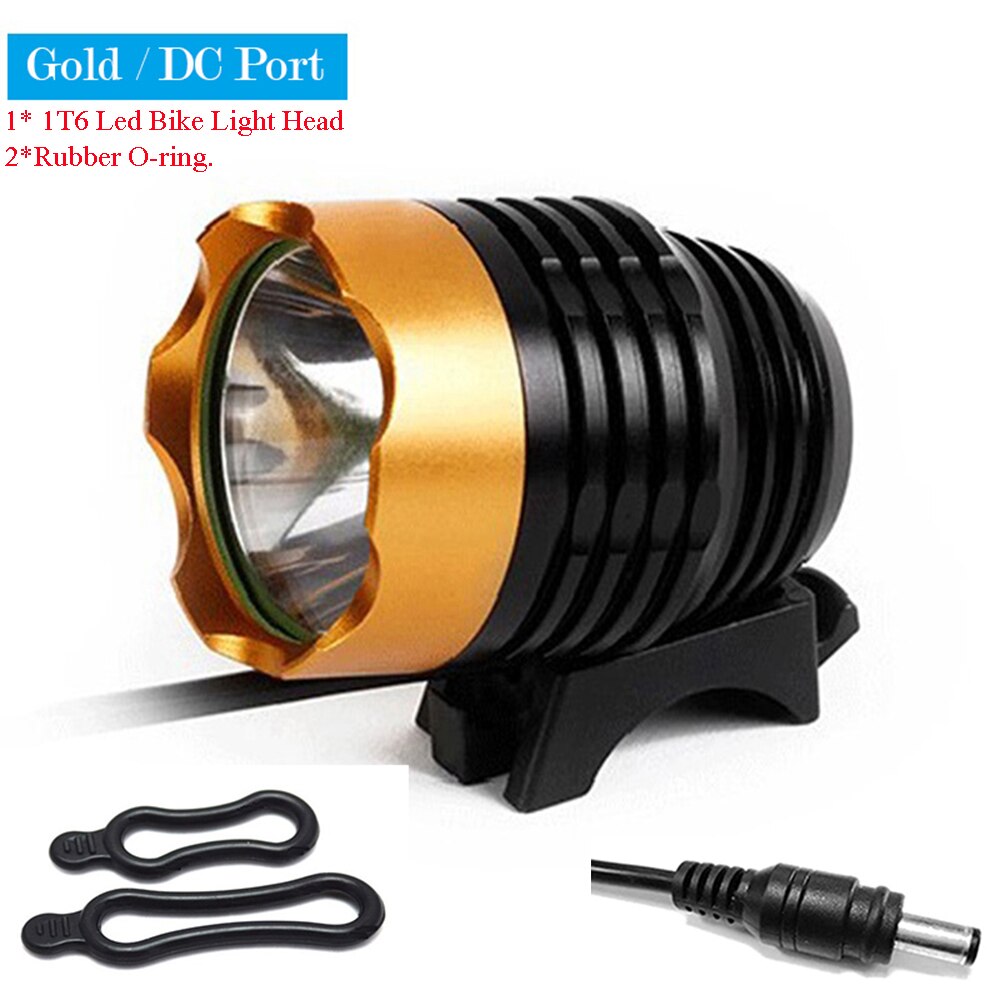 T6 LED Bike Light Front Handlebar Bicycle Spotlight MTB Lamp Riding Headlight DC USB Port for Cycling Mountain Bike Accessory ﻿: PURPLE
