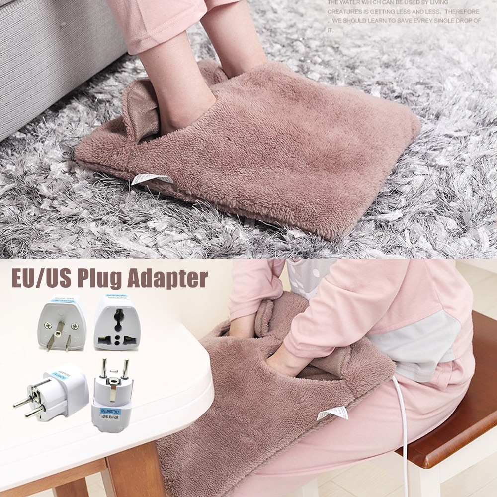 Opvarmet fodvarmer elektrisk opvarmningspuder opvarmning hjemmesko sko vinteropvarmning tæppe mat stol varm pude