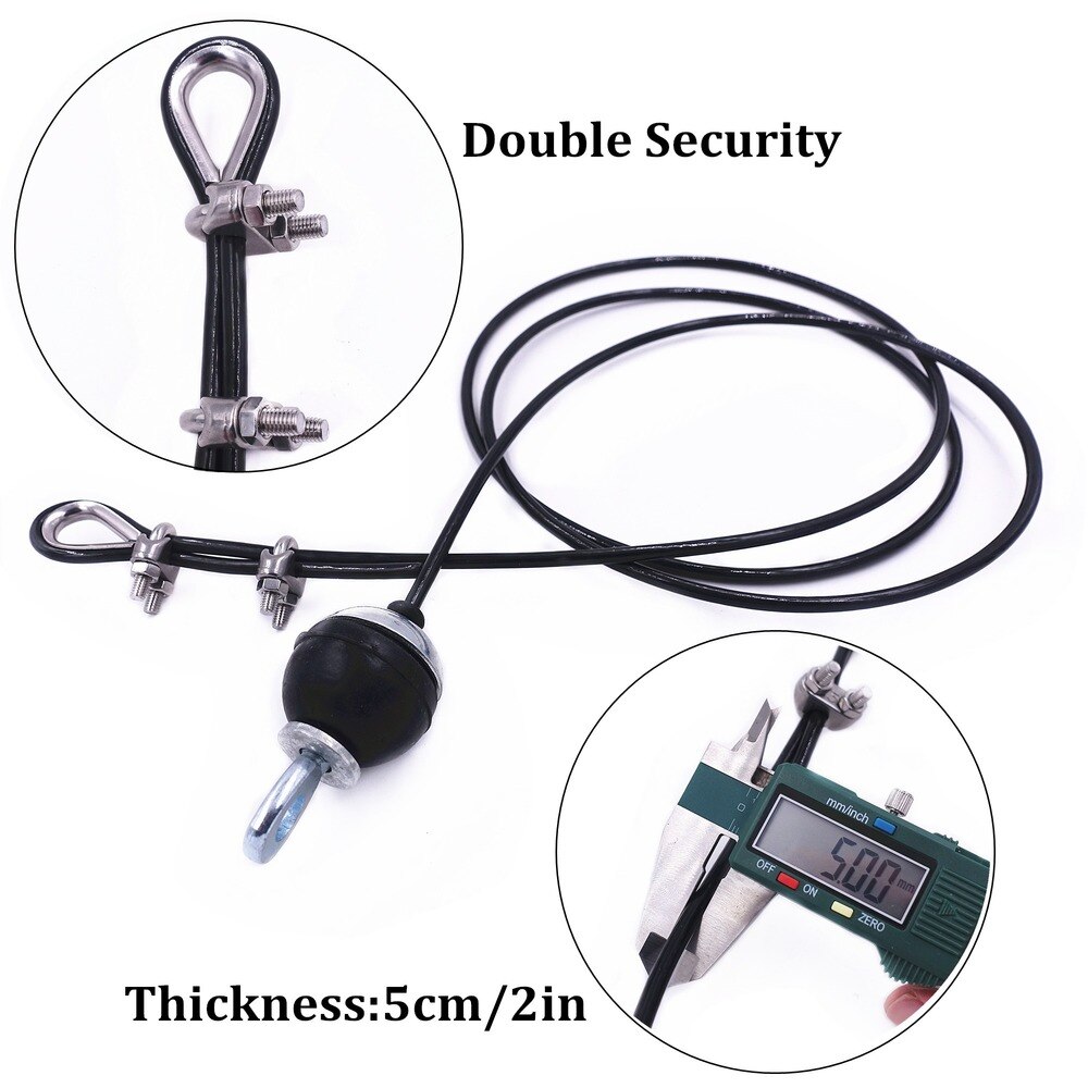 1,4 M/1,8 M/2M/3M/4M/5MGym Draht Seil Schwere duty Stahl Drahtseil für Home Kabel Maschine Dicke 5mm Seil Fitness Pulley Zubehör