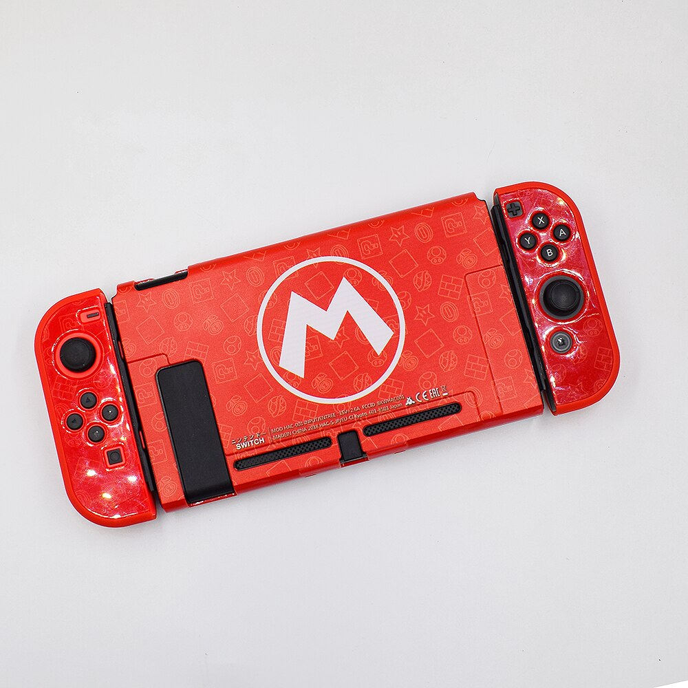 Nueva carcasa protectora rígida de Nintendo Switch, carcasa para consola de interruptores nitend, controlador Joy-Con, carcasa antideslizante, acoplamiento directo: 7