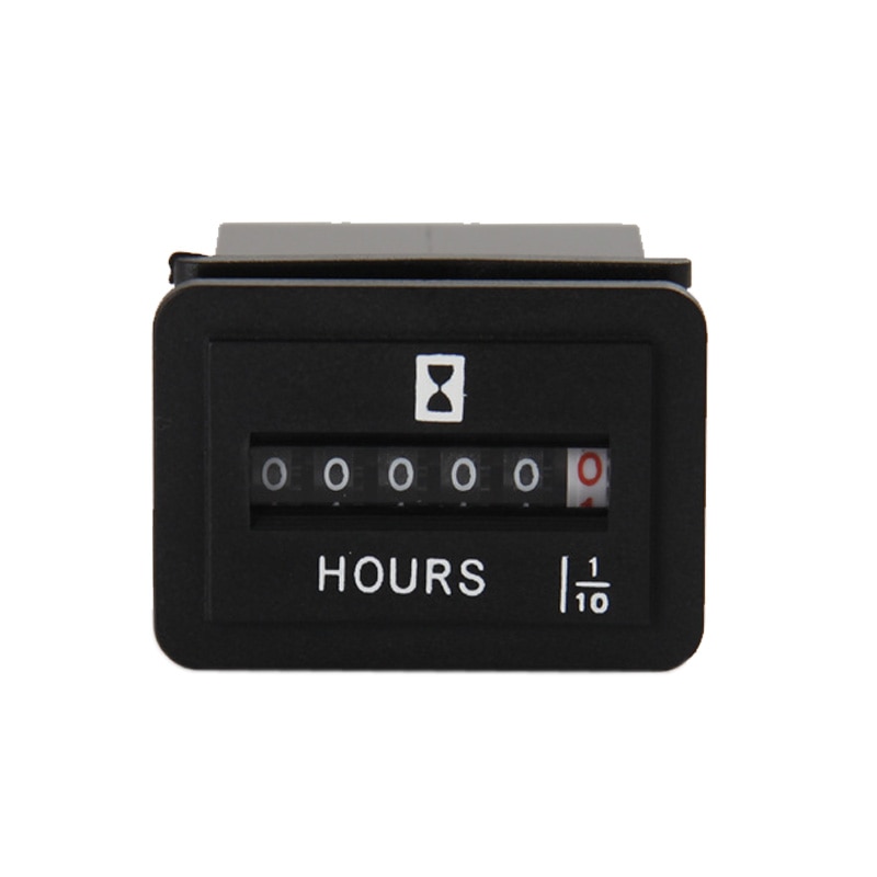 AC 220V 110~250V Mechanical Hour Meter for Generator Motor Diesel Engine Boat Generator!
