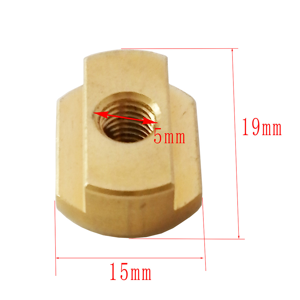 4 pezzi New Hot M8 / M6 Hydrofoil montaggio t-dadi in ottone per sport acquatici surf tutte le piste di aliscafo surf accessori da esterno: M6 brass T nuts