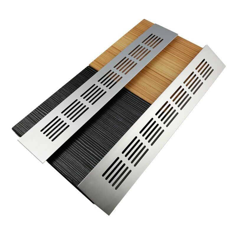 Kast ventilatie netto ponsen cooling rechthoekige aluminium plaat ventilatie rooster onder de gootsteen cover grill plaat