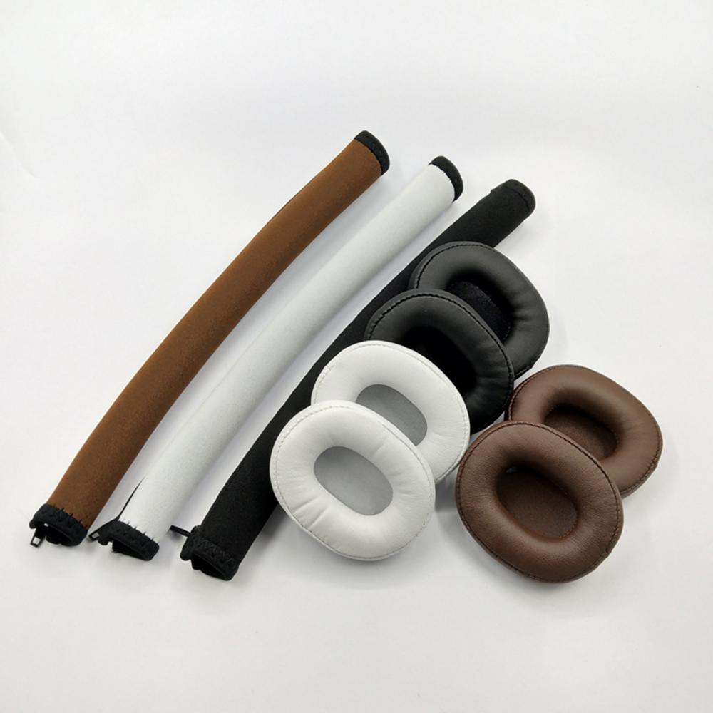 Faux Leather Foam Earpad Cushion Headband for Audio Technica ATH-SR5 ATH-SR5BT