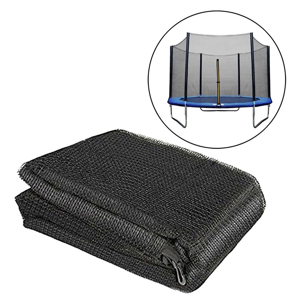 Os multi tamanhos caçoam o cerco líquido da rede da substituição da segurança da rede do trampolim cerco resistente uv anti-corrosivo 6-12 polos: 10ft 8-Pole