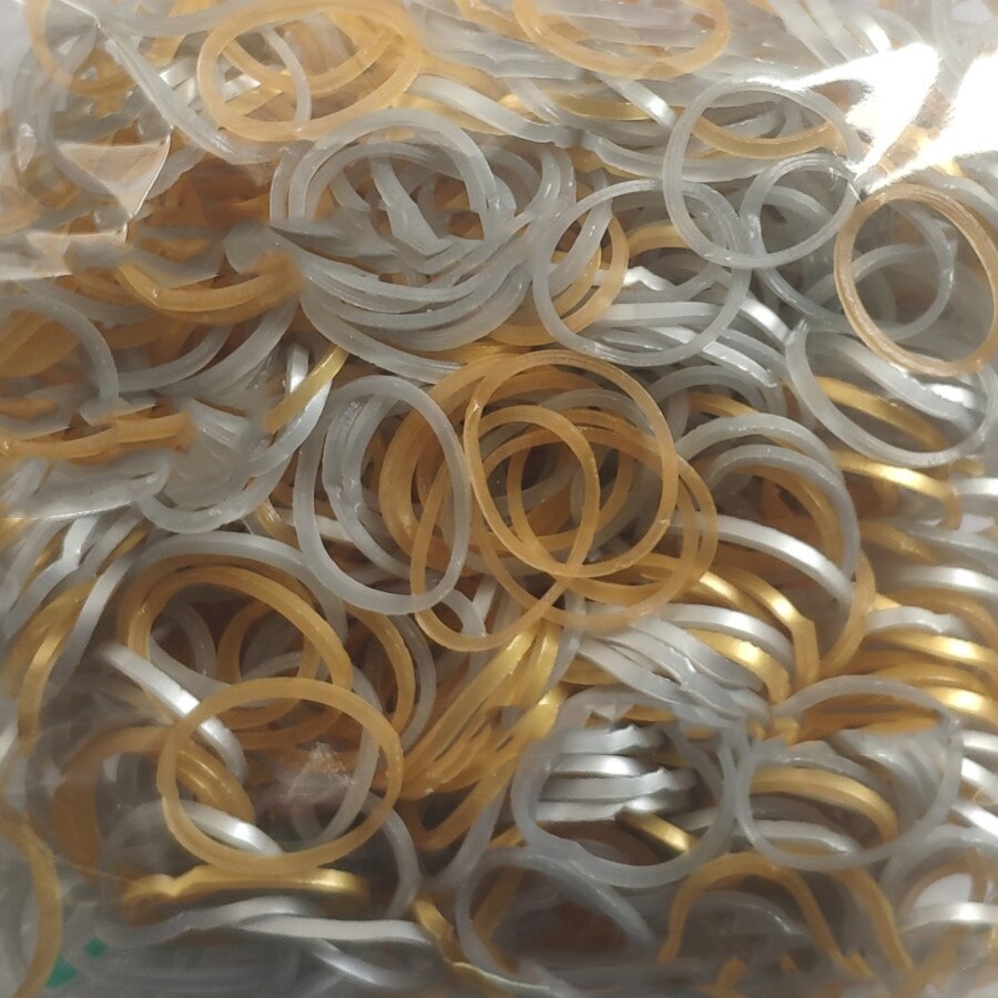 300 Rainbow Rubber Band For Bracelets Necklaces DIY Jewelry Making Handmade Colorful Loom Rubber Bands Accessorie Children: Pearlescent mix