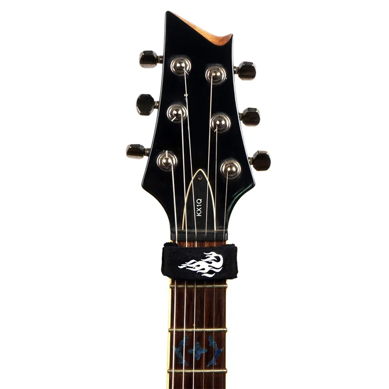 Cordes de guitare, amortisseur de bruit muet, bande de faisceau de guitare, amortisseurs de silencieux, enveloppes de cordes pour guitare acoustique, basse, pièces de ukulélé
