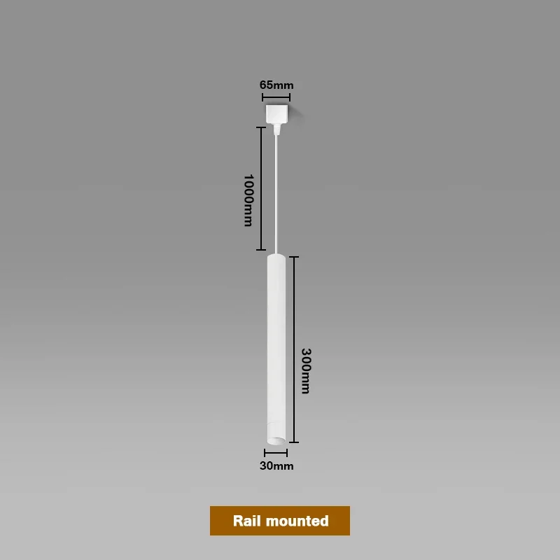 Luz de pista led luzes ponto cob lâmpada ferroviária 220v 110v luzes pingente teto loja roupas sala estar barra pendurado decoração iluminação: orange / 10 W / Dourado