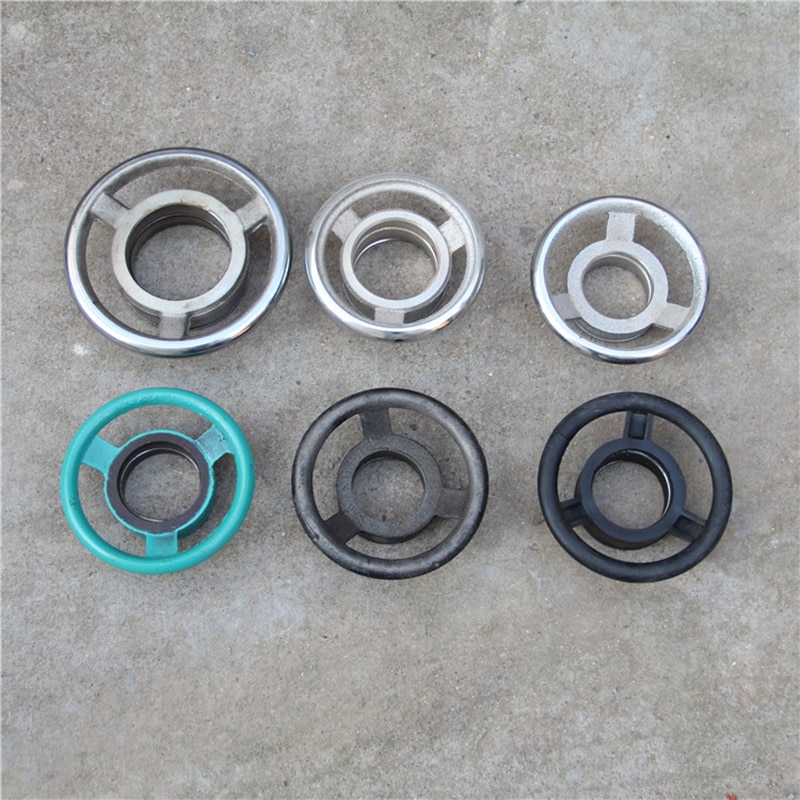 1PC Bench Drill Accessories Column Lifting Wheel Hand Wheel Cast Iron Chrome Plated Hand Wheel Vertical Shaft Lifting System