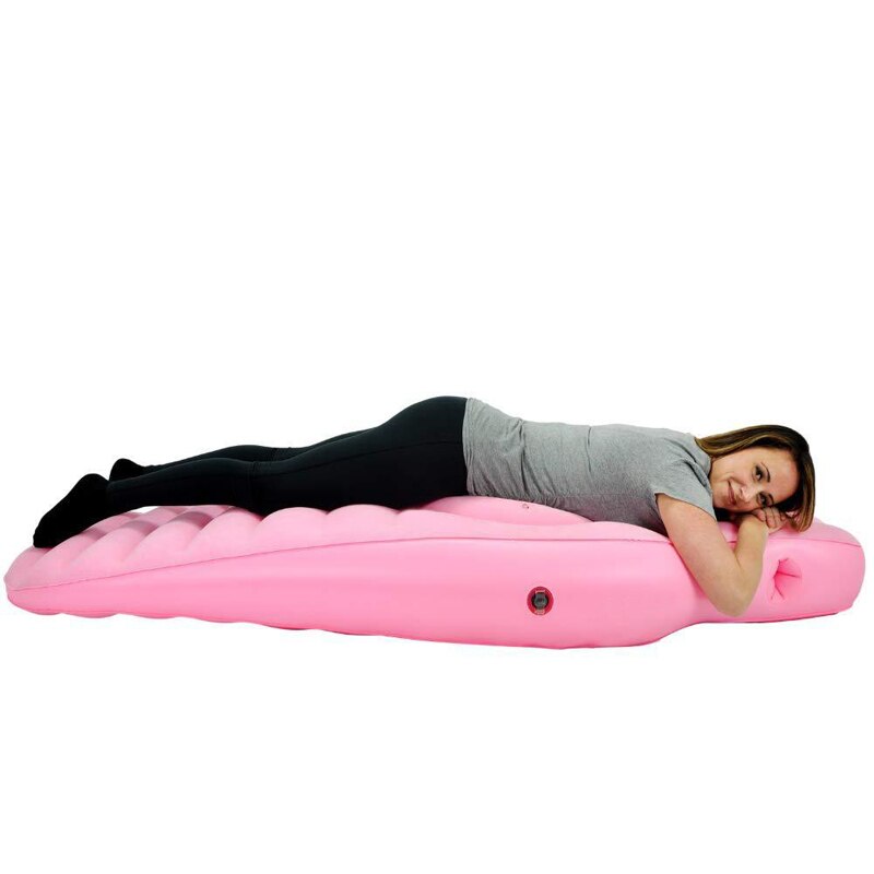 Yoga Mat Voor Zwangere Vrouwen Comfortabele Stroomden Pvc Opblaasbare Matras Met Gat Oefening Thuis Sport Gym Fitness Pilates Pads