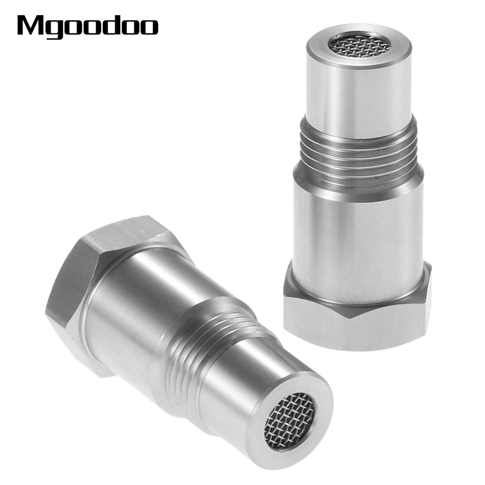 M18x1.5 CEL Check Engine Light Adapter CEL Eliminator Mini Catalytic Converter O2 Oxygen Sensor Stainless Steel Car Accessories