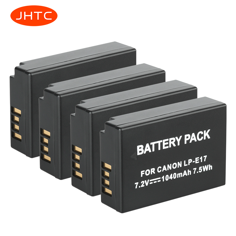 Jhtc 1040Mah Batterij Lp E17 LPE17 LP-E17 LPE17 Camera Voor Canon Eos M3 M5 750D 760D T6i T6s 8000D kus X8i Batterij
