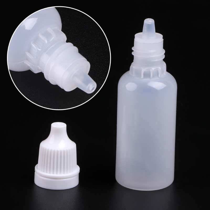 5 Ml-30 Ml Naald Lege Plastic Squeezable Liquid Dropper Wit Flessen Case