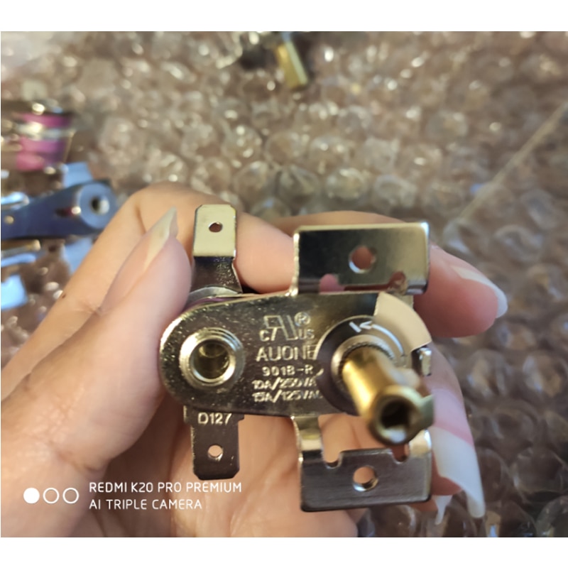 2Pcs Universal Electric oven Thermostat Mechanical Adjustable Temperature Switch Controller Electric heater parts Accessories