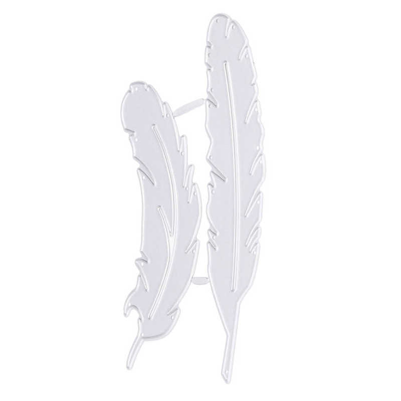 Die Cuts Embossing Cutting Die Feather Shape Practical for Scrapbook for Card Making for Photo Album