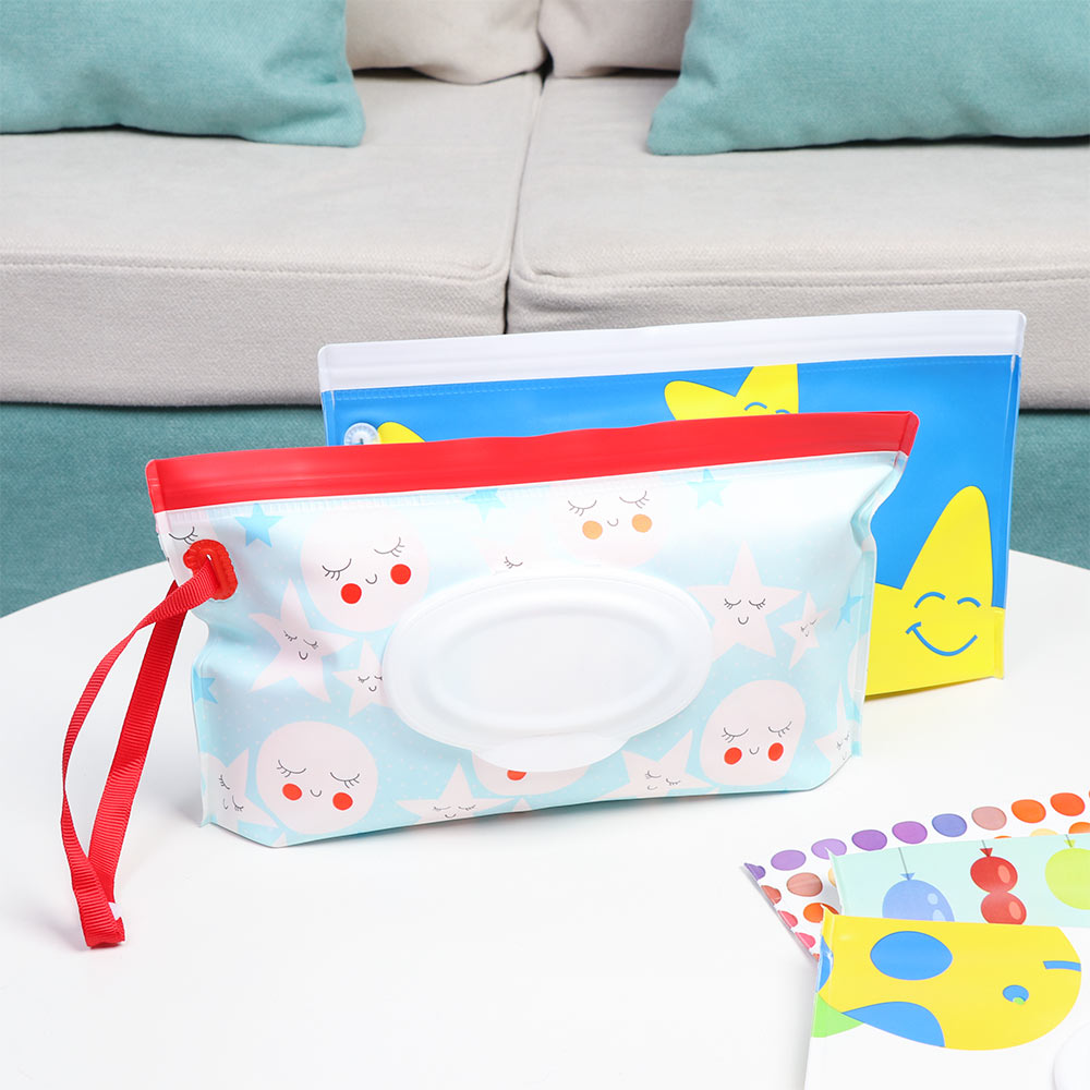 New EVA Baby Wet salviette custodia porta salviette uso riutilizzabile borsa per salviettine umidificate Flip Cover scatola per fazzoletti passeggino per esterni accessori