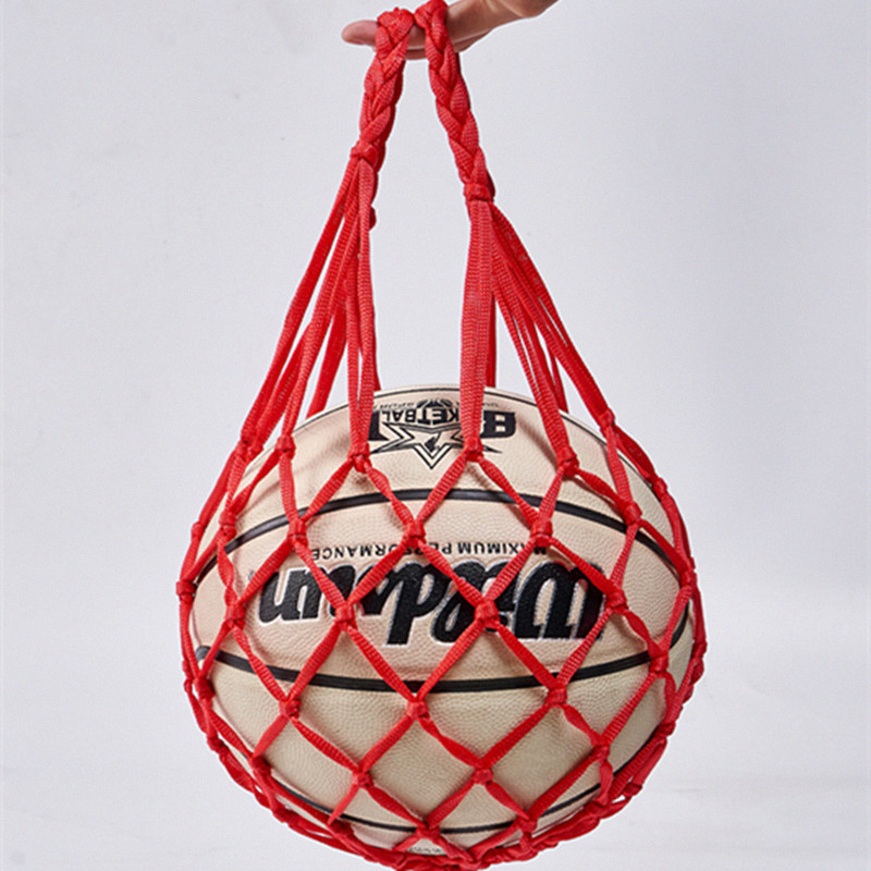Nylon netz FußBall Volleyball Kordel zug Ball Aufbewahrung tasche Jugend FußBall Selbst Trainer kühne Aufbewahrung tasche FußBall zubehör: dunkel Grau