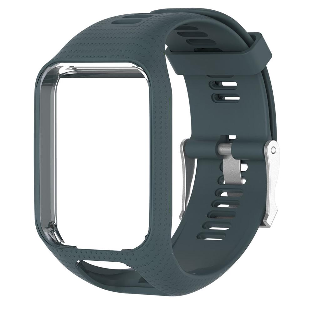 Repuesto de correa de muñeca de silicona para reloj GPS TomTom Runner 2 3 Spark 3: DB