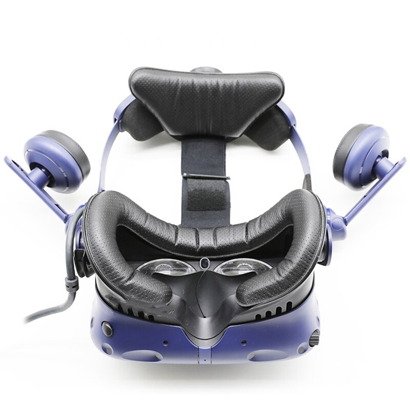 Pu Leather Pad Face Foam Replacement Masks for 2St Htc Vive Pro Headset Polster Vr Foam Cover Virtual Reality Accessories