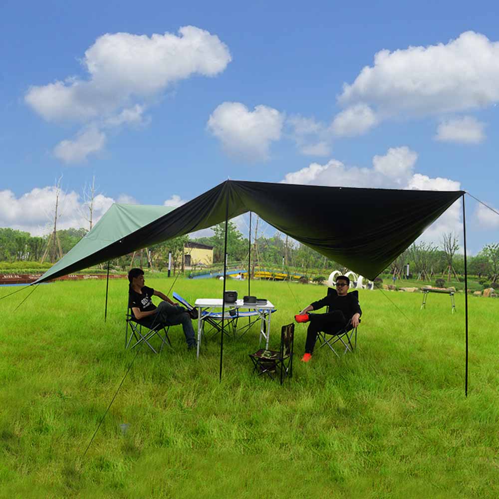 Large Camping Awning Outdoor Waterproof Rainproof Fishing Sunscreen Pergola Cloth UV-proof Beach With Dtrut Awning Canopy