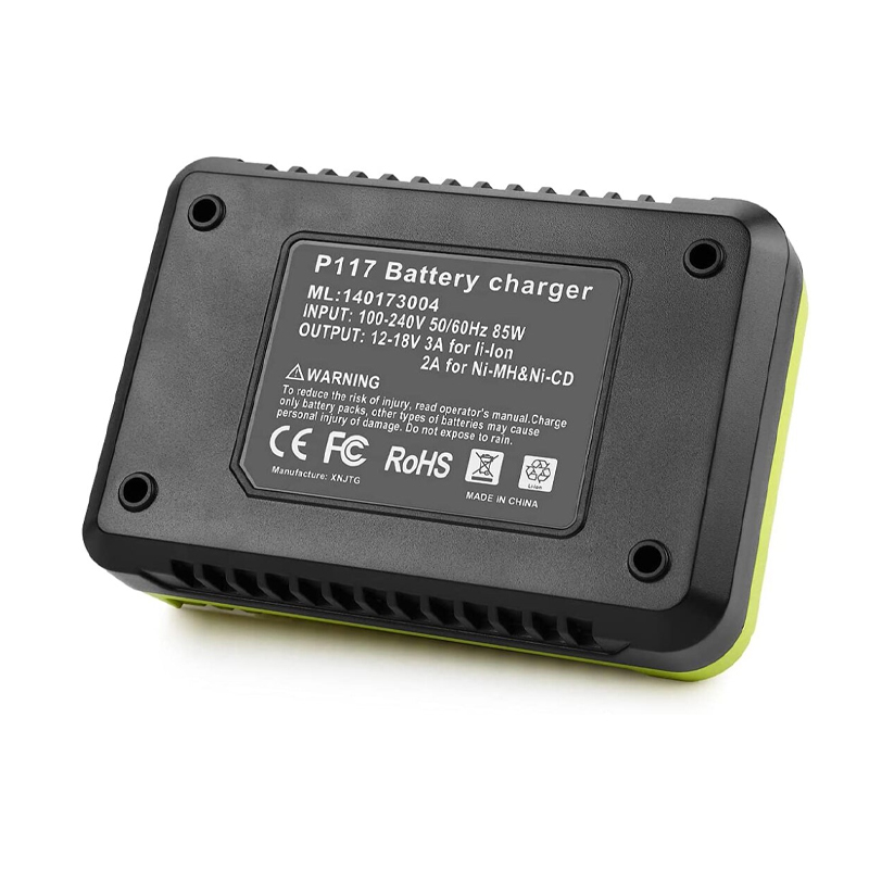 Cargador de batería P117 para Ryobi 12V 14,4 V 18V Li-ion Ni-CD Ni-Mh batería P100 P102 P103 P105 P107 P108 P118 uso de batería de litio