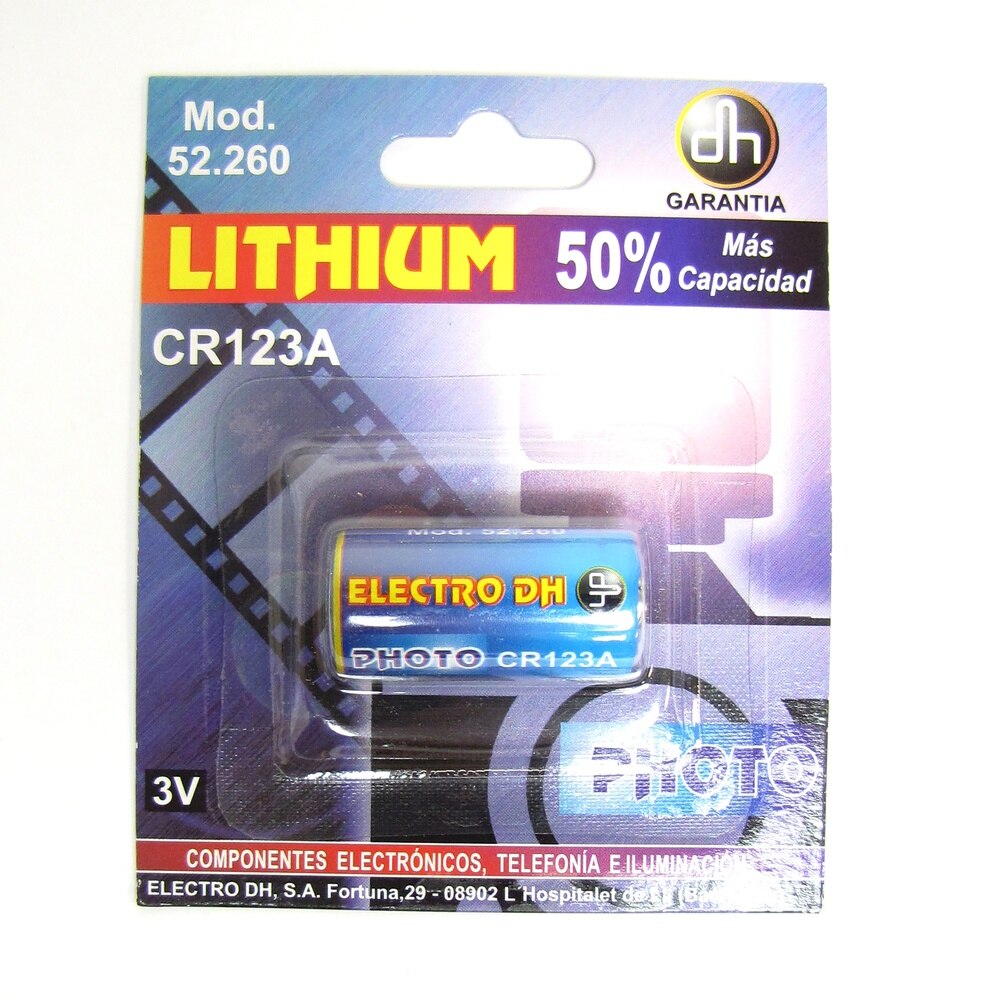 Bematik-Lithium Batterij CR123A 3V