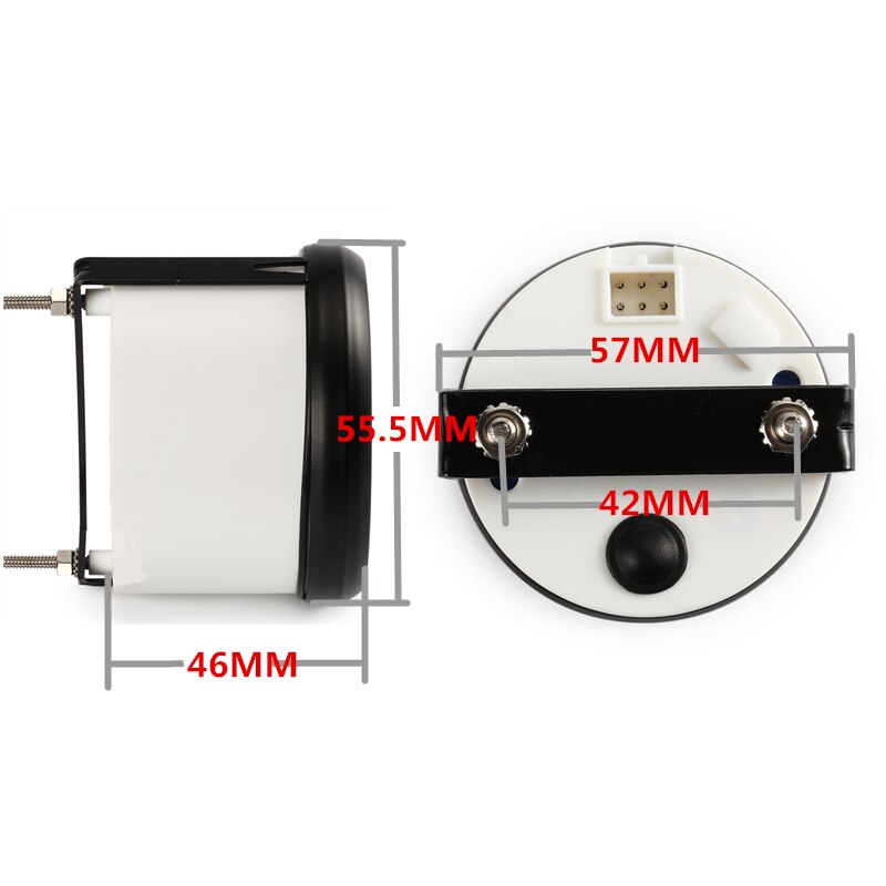 NORXI Universele 52mm Digital Oil Temp Temperatuurmeter Meter 50-150 9-32 v Met Backlight Voor auto Boot Met Backlight